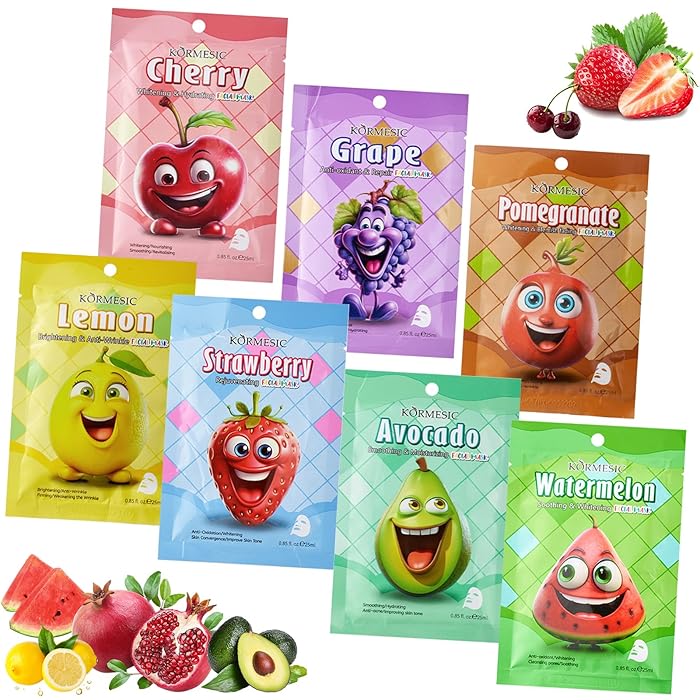 Hydrating fruit masks