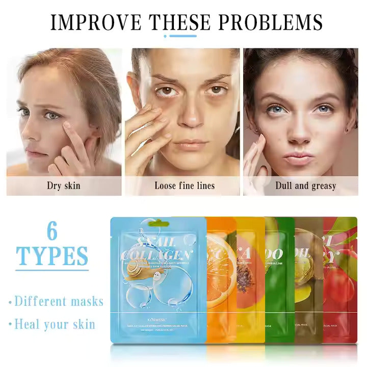 Kormesic Korean Face Mask Sheets