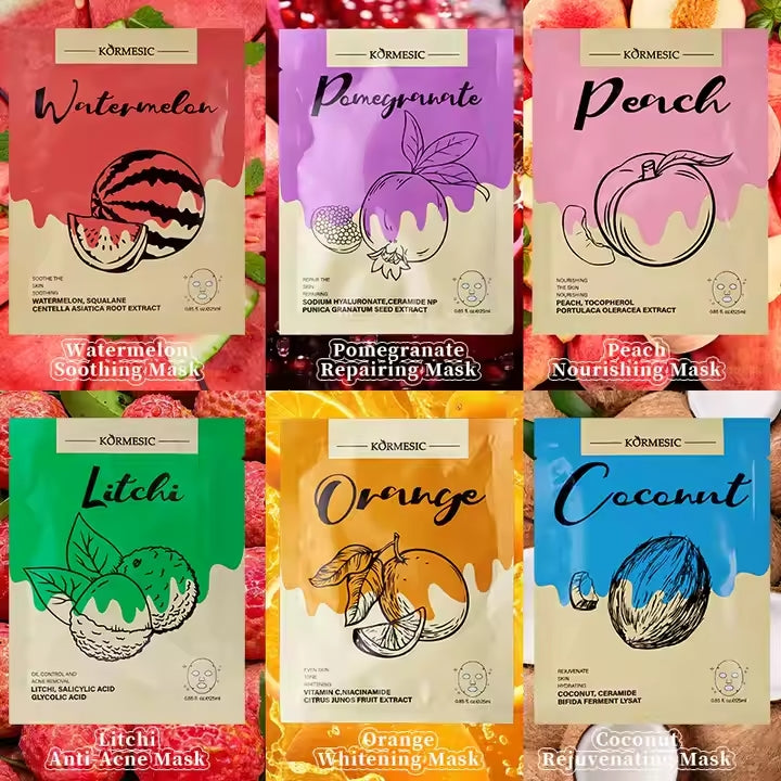 Multi-functional fruit masks