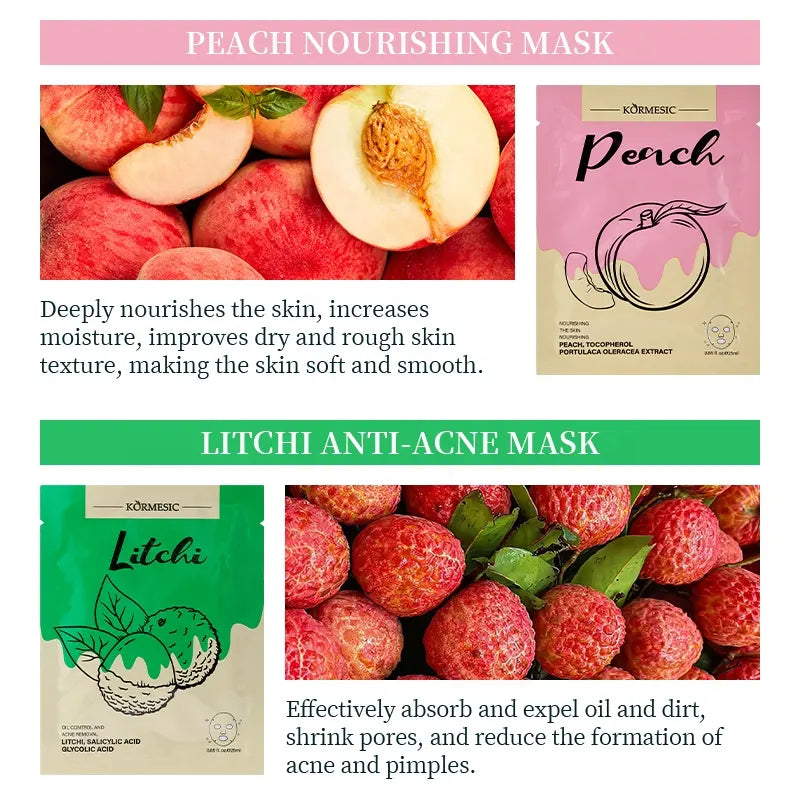 Multi-functional fruit masks
