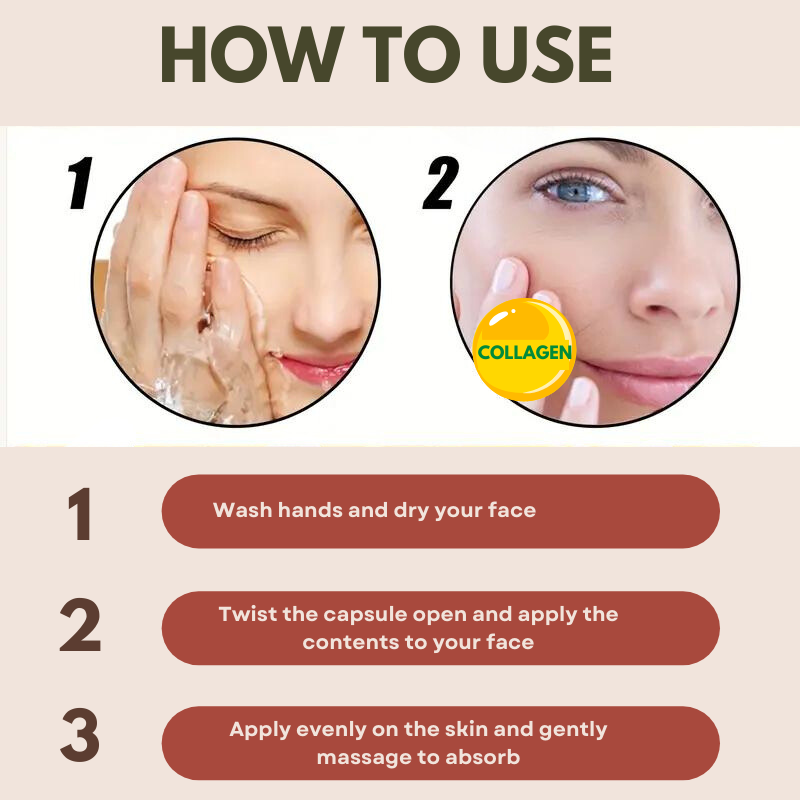 Collagen Firming Facial Serum Capsules