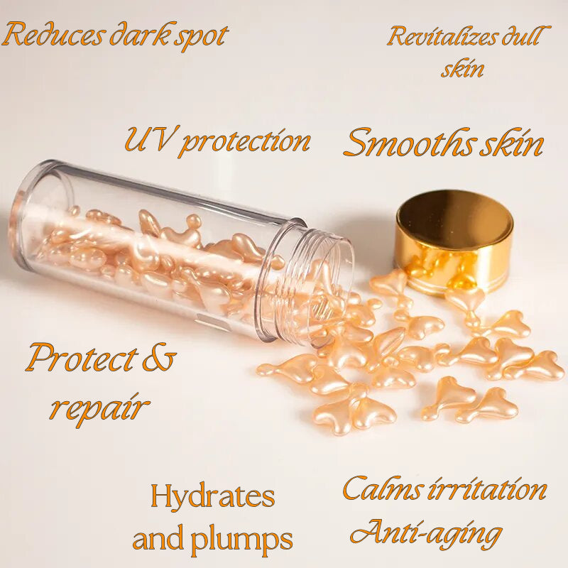 Squalene Hyaluronic Acid Hydra Glow Facial Serum Capsules